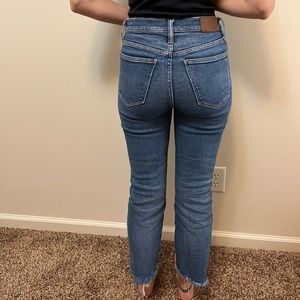 Flattering Madewell jeans!
